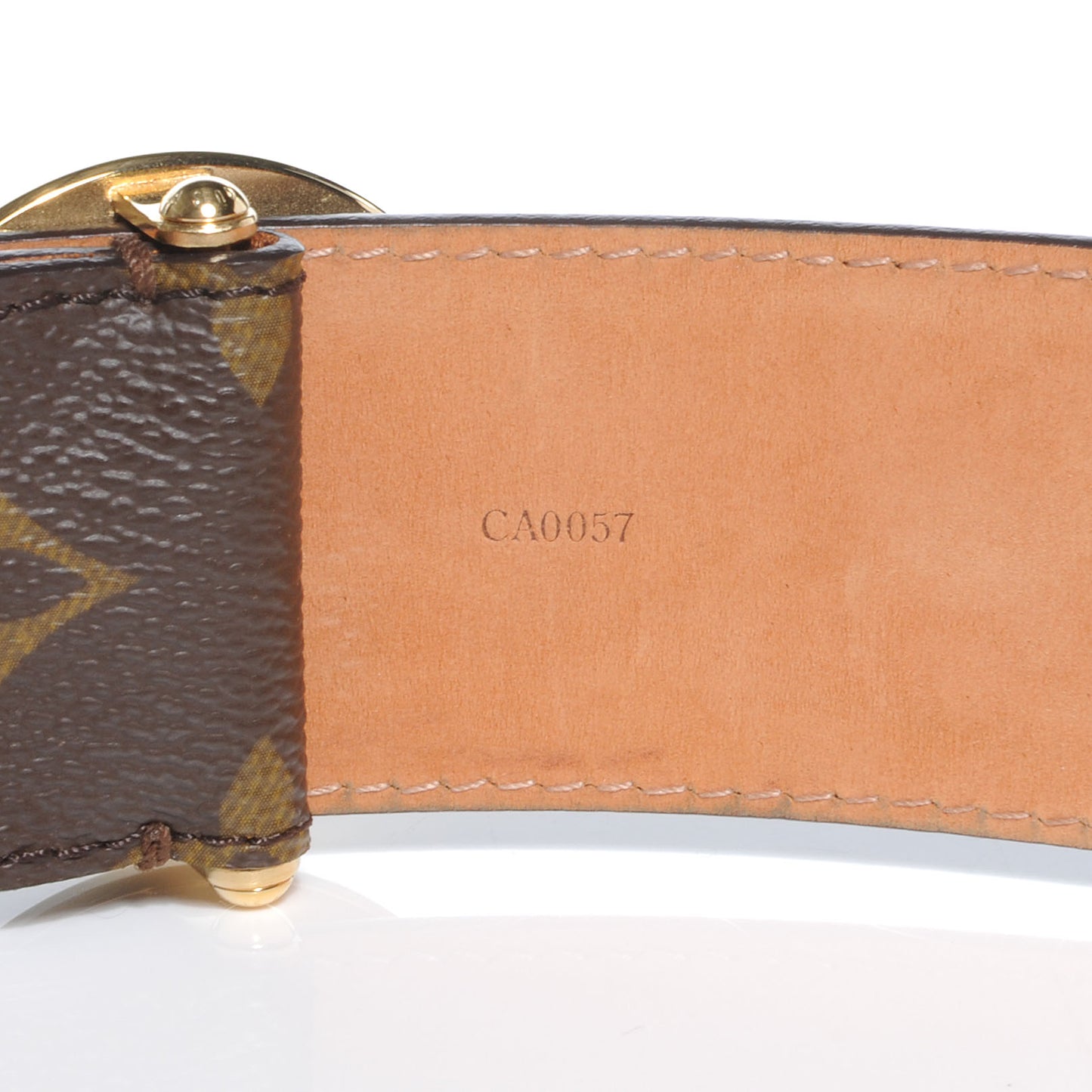 Monogram Trunks and Bags Belt 90 36