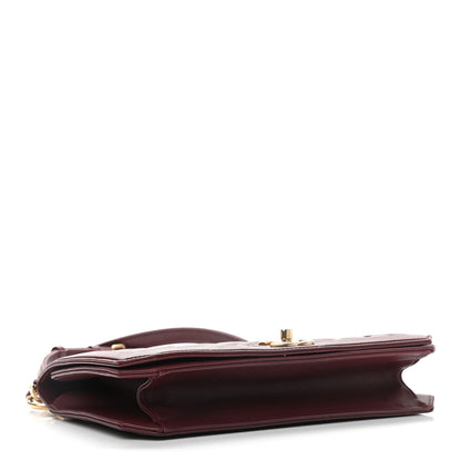 Chanel Calfskin Quilted Large Flap Bag Burgundy 4 of 10