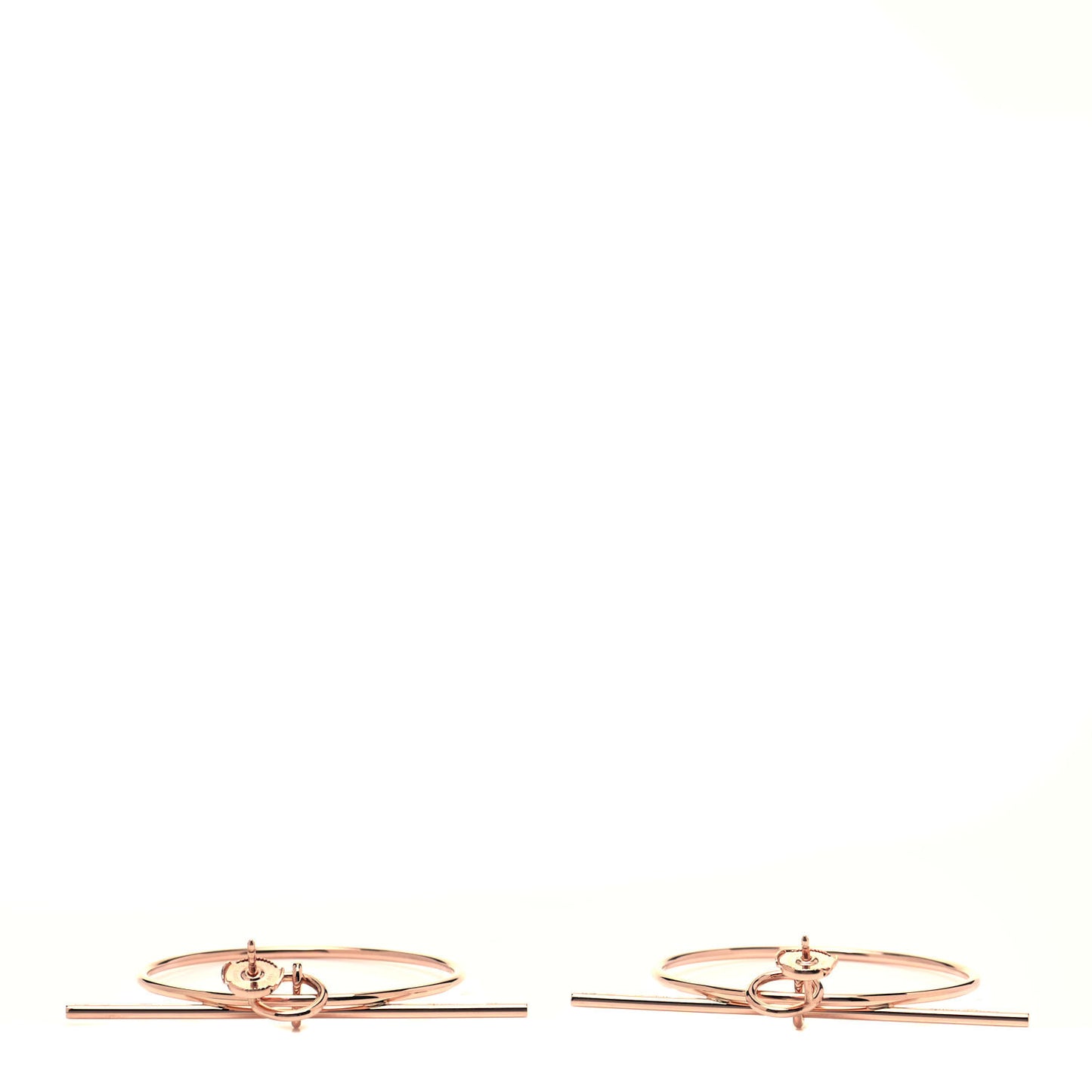 18K Rose Gold MM Loop Earrings