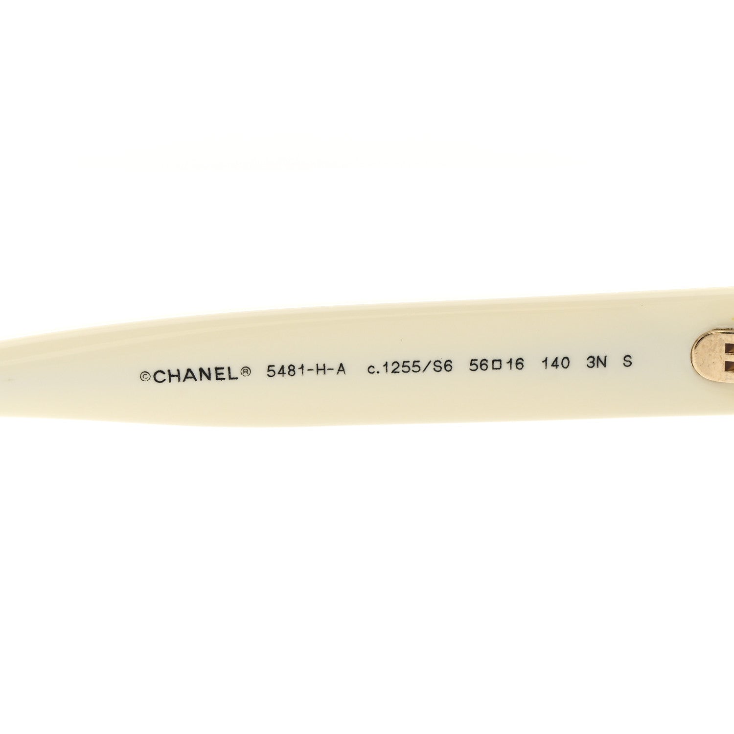 Chanel Acetate Pearl Cat Eye CC Sunglasses 5481-H-A White 6 of 7
