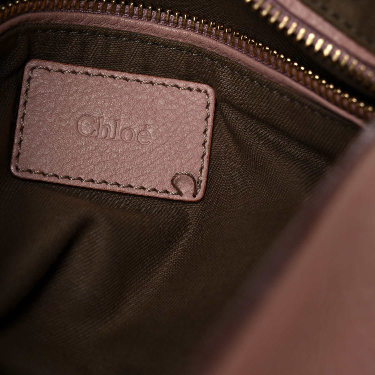 Chloe Calfskin Medium Marcie Round Zip Crossbody Blush Nude 12 of 24