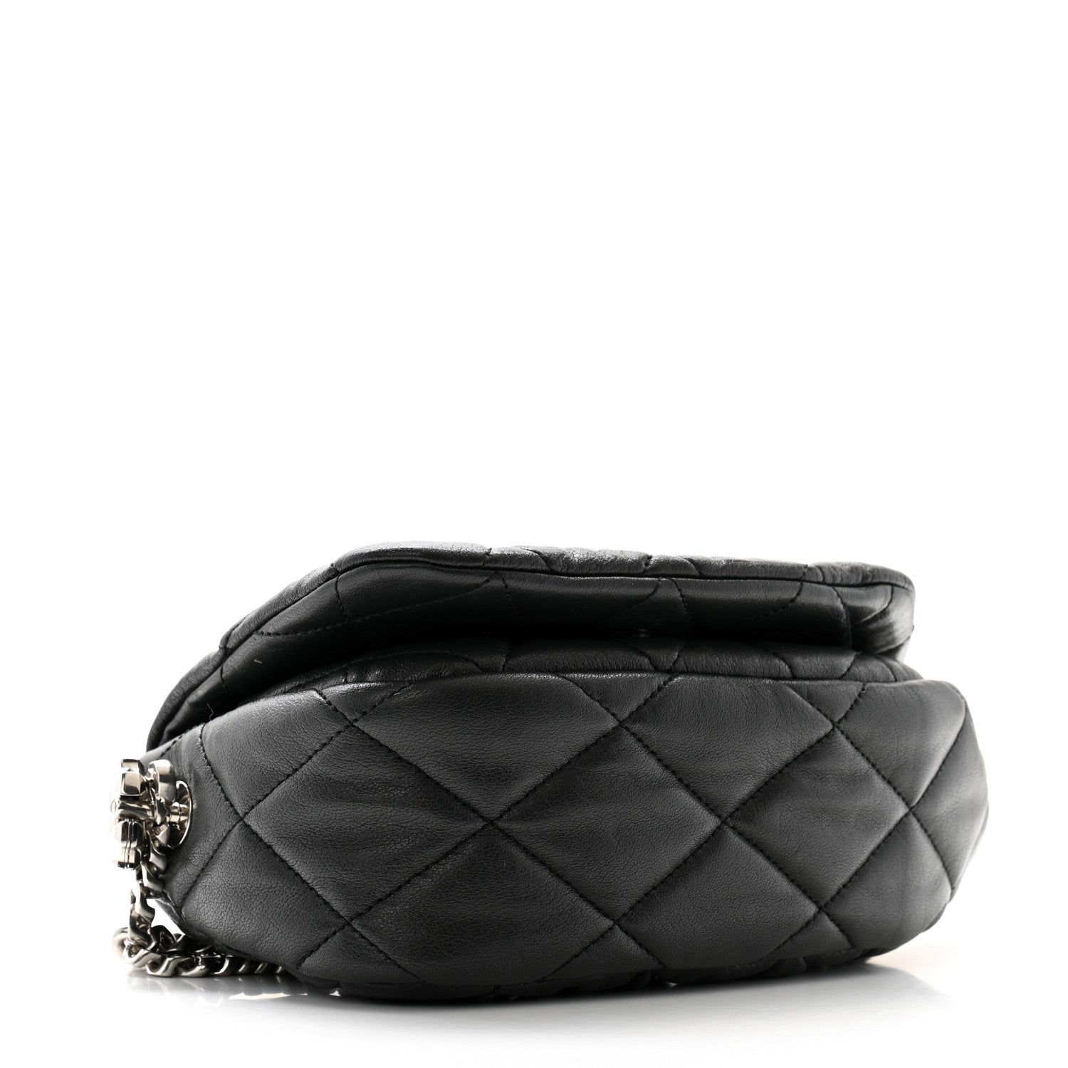 Burberry Calfskin Quilted Small Shield Shoulder Bag Slate 4 of 12