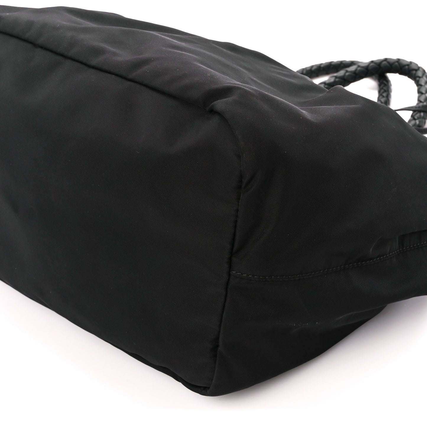 Tessuto Nylon Bow Shoulder Bag Black