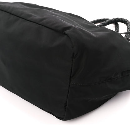 Prada Tessuto Nylon Bow Shoulder Bag Black 11 of 11