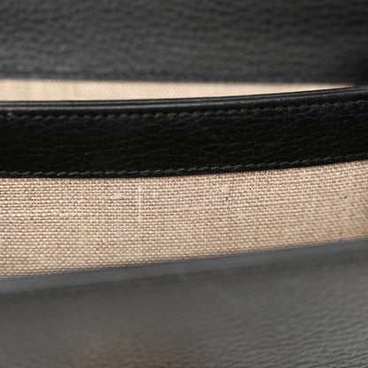 Gucci Dollar Calfskin Small Interlocking G Shoulder Bag Black 12 of 15