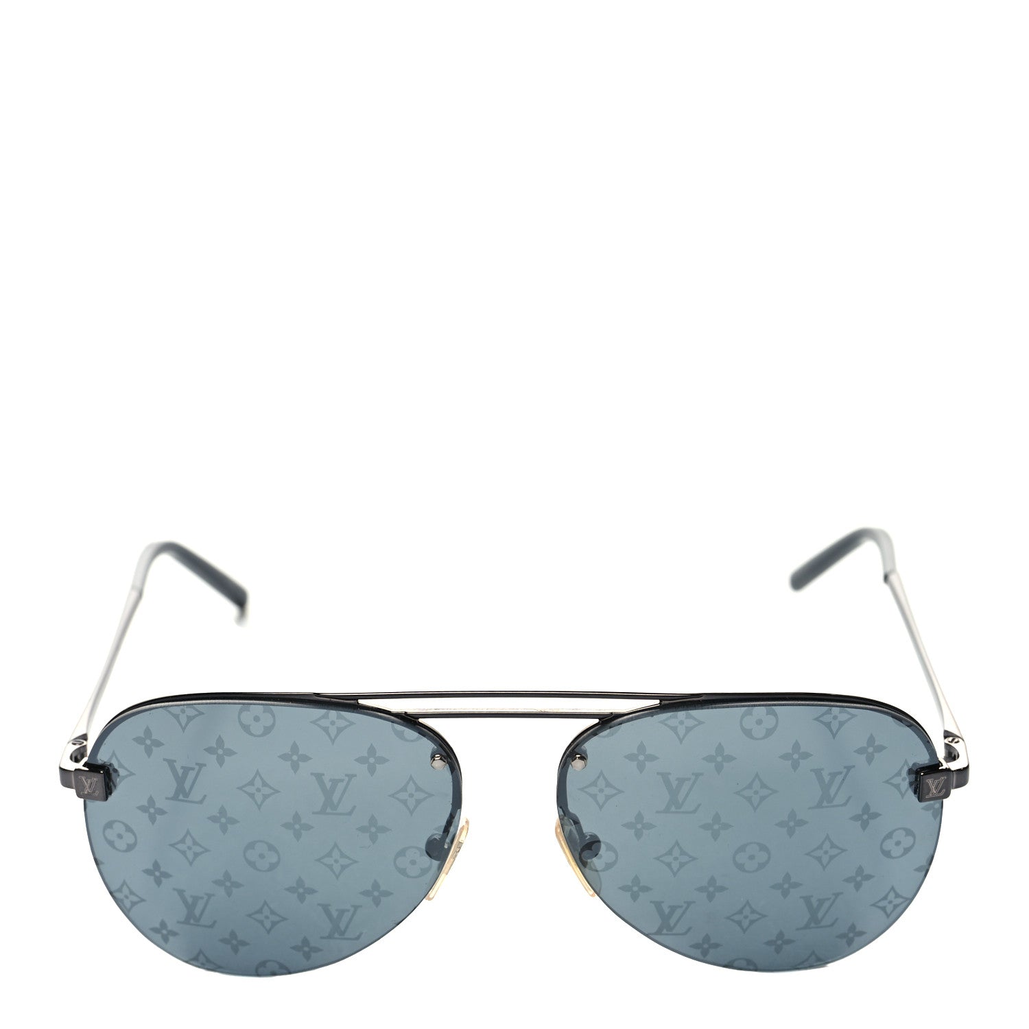 Louis Vuitton Monogram Clockwise Sunglasses Z1019W Dark Gun 2 of 6