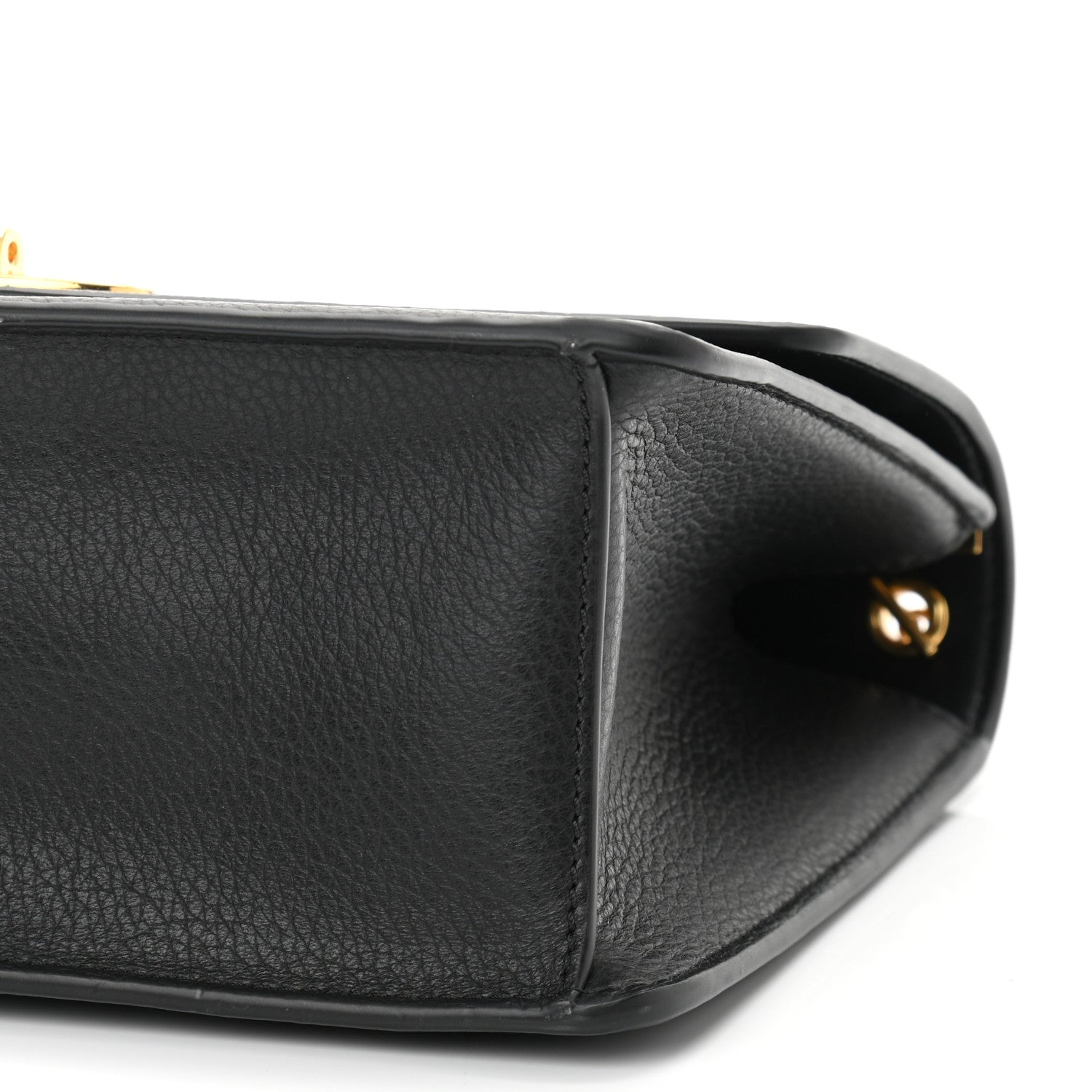 Mulberry Small Classic Grain Calfskin Medium Darley Black 9 of 10