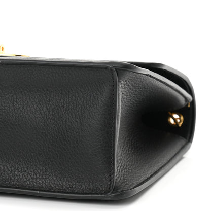 Mulberry Small Classic Grain Calfskin Medium Darley Black 9 of 10