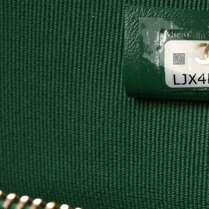 Chanel Lambskin Quilted Chanel 19 Zip Card Holder Wallet Green 7 of 8