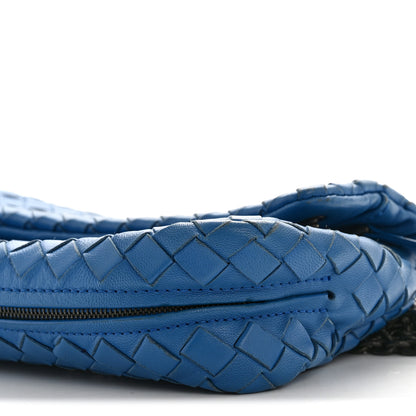 Bottega Veneta Nappa Intrecciato Small Chain Crossbody Blue 11 of 14