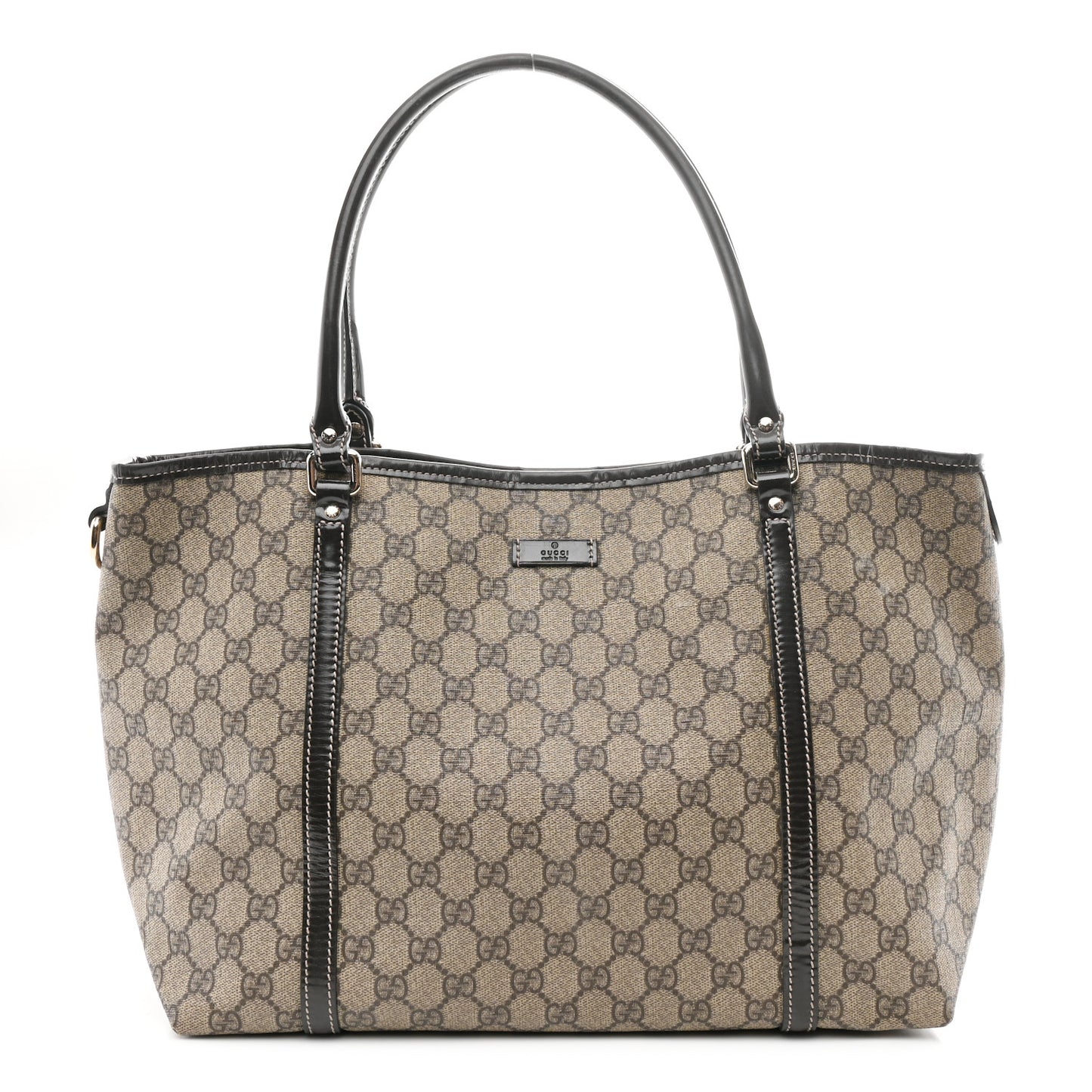 GG Plus Monogram Medium Joy Tote Dark Brown