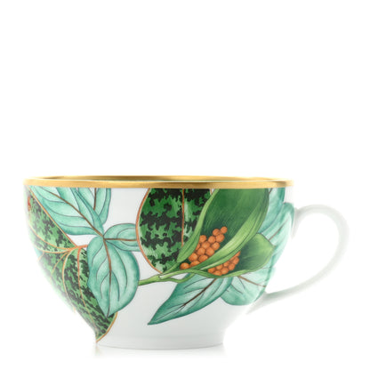 Hermes Porcelain Passifolia Tea Cup 1 of 4