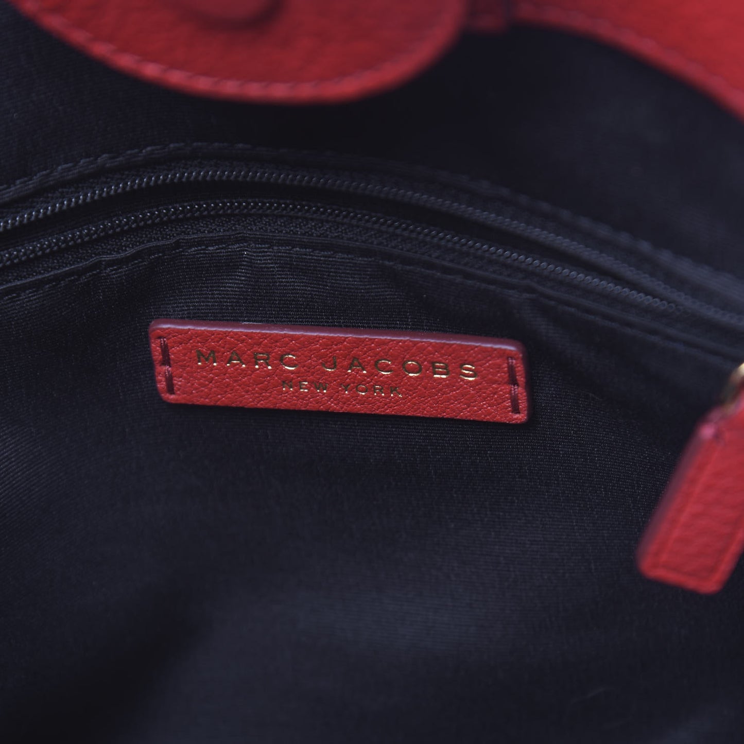 Calfskin Empire City Tote Apple Red