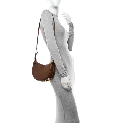 Fendi Vitello Grace Matte Mini graphy Hobo Bag Brandy 2 of 10
