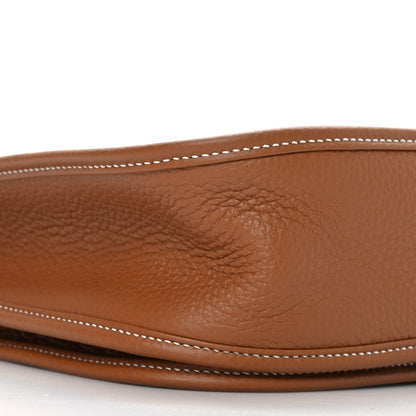 Hermes Taurillon Clemence Evelyne III PM Gold 8 of 10