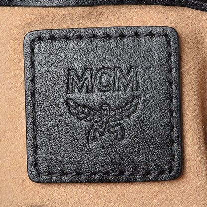 MCM Metallic Visetos Camera Crossbody Bag Gold 7 of 9