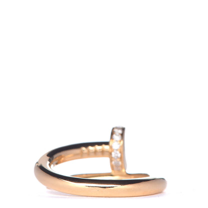 Cartier 18K Yellow Gold Diamond Juste Un Clou Ring 47 4 3 of 6