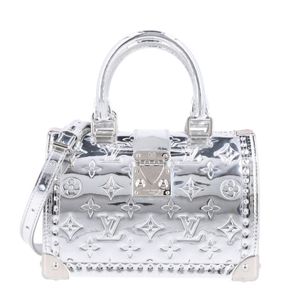 Louis Vuitton Monogram Miroir Speedy Trunk 20 Silver 1 of 9