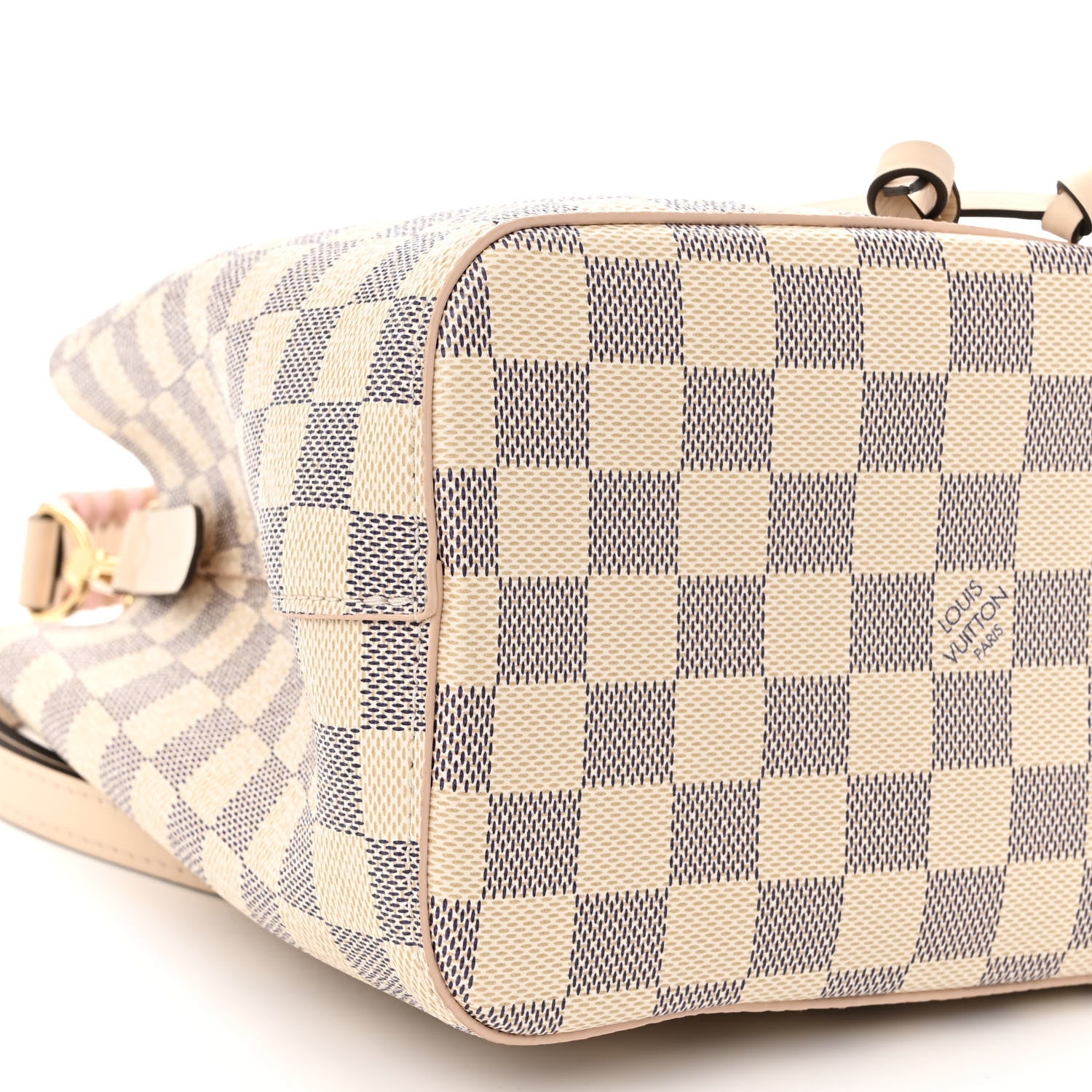 Louis Vuitton Damier Azur Braided Neonoe BB Pink 9 of 11