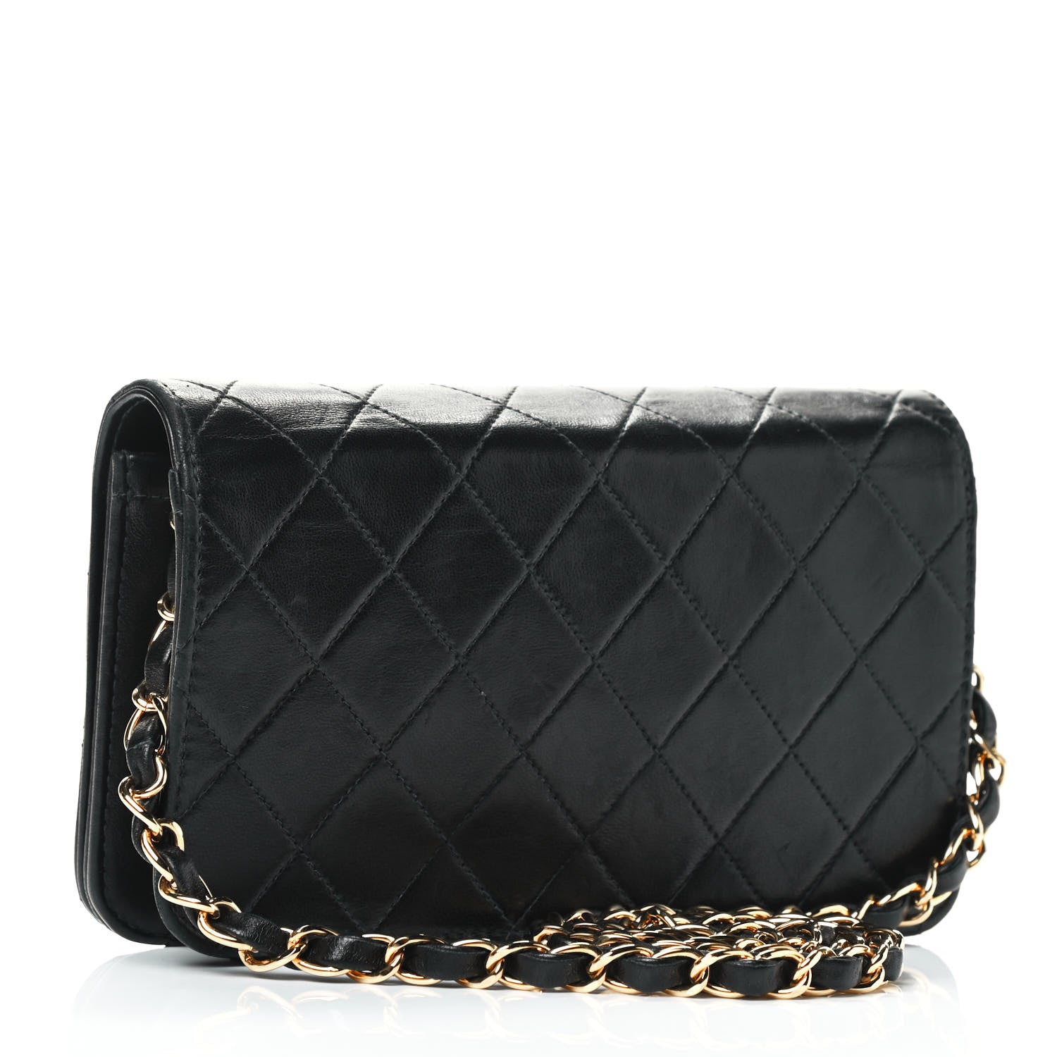 Chanel Lambskin Quilted Small Single Flap Black 2 of 4