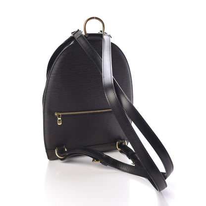 Louis Vuitton Epi Mabillon Backpack Black 3 of 10
