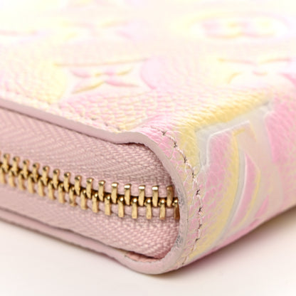 Louis Vuitton Empreinte Monogram Summer Stardust Zippy Wallet Pink 7 of 9