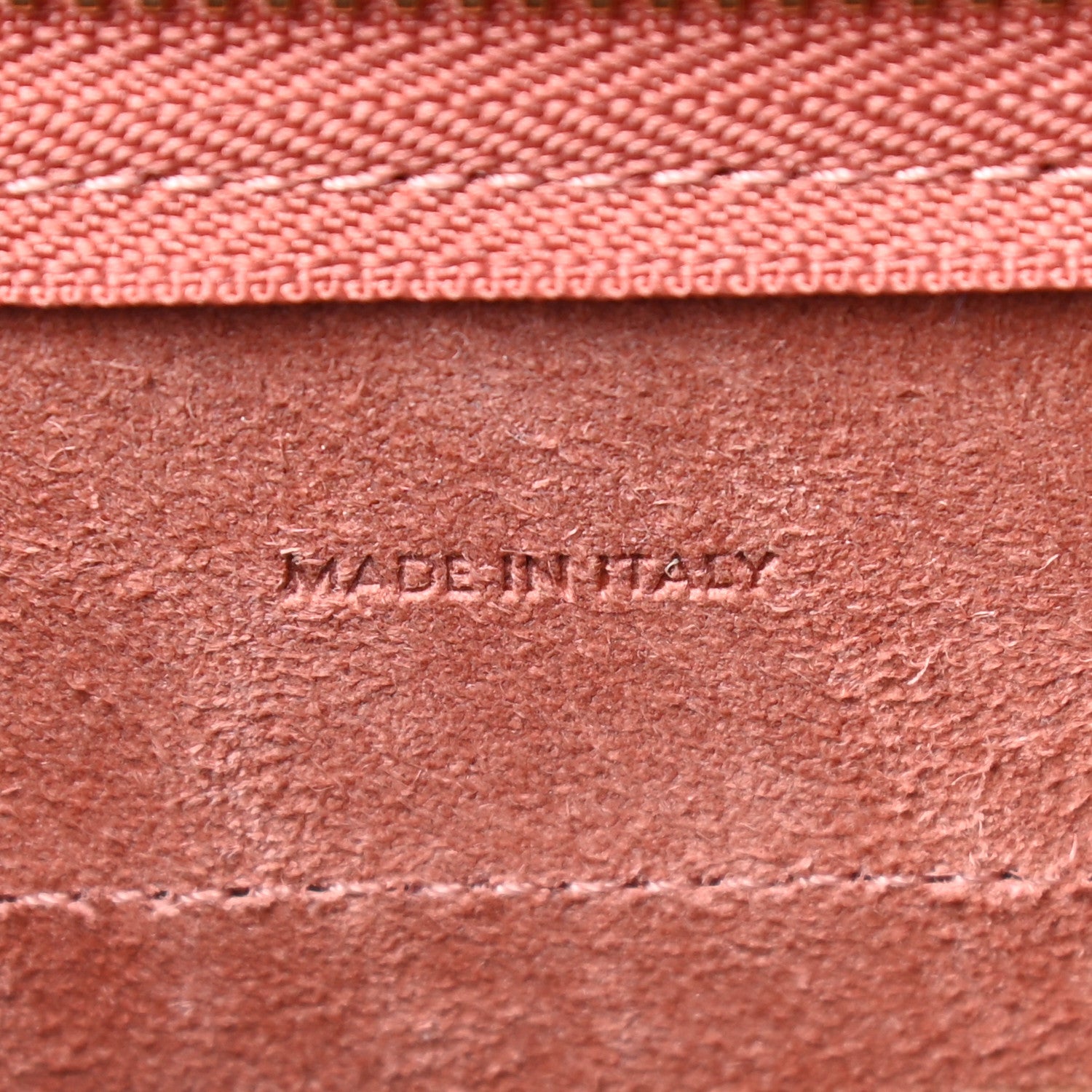 Celine Calfskin Crocodile Embossed Nano Belt Bag Lychee 8 of 9