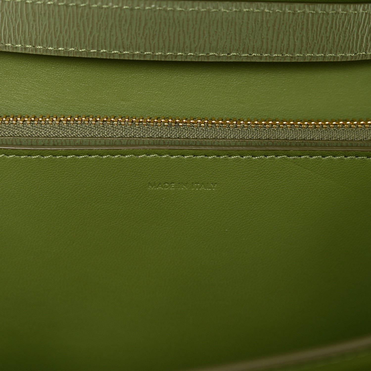 Celine Liege Calfskin Medium Classic Box Flap Bag Army Green 7 of 11