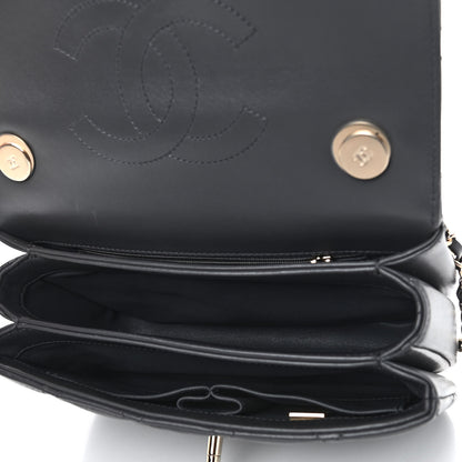 Chanel Lambskin Quilted Small Trendy CC Dual Handle Flap Bag Dark Grey 5 of 11