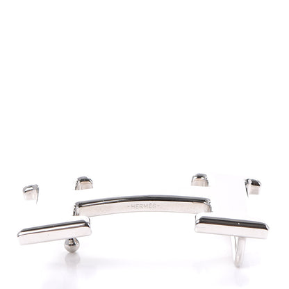 Hermes Polished Palladium 32mm H Belt Buckle Silver 3 of 6