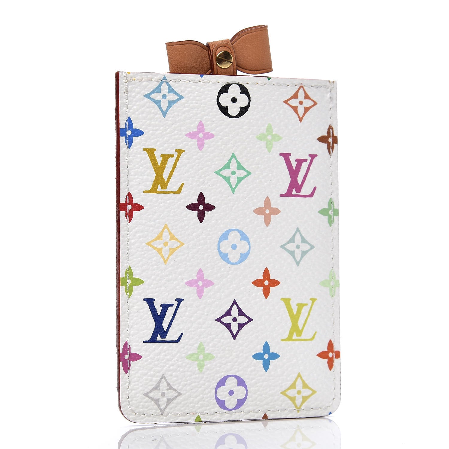 Louis Vuitton Monogram Multicolor Mirror and Case Pouch White 4 of 7