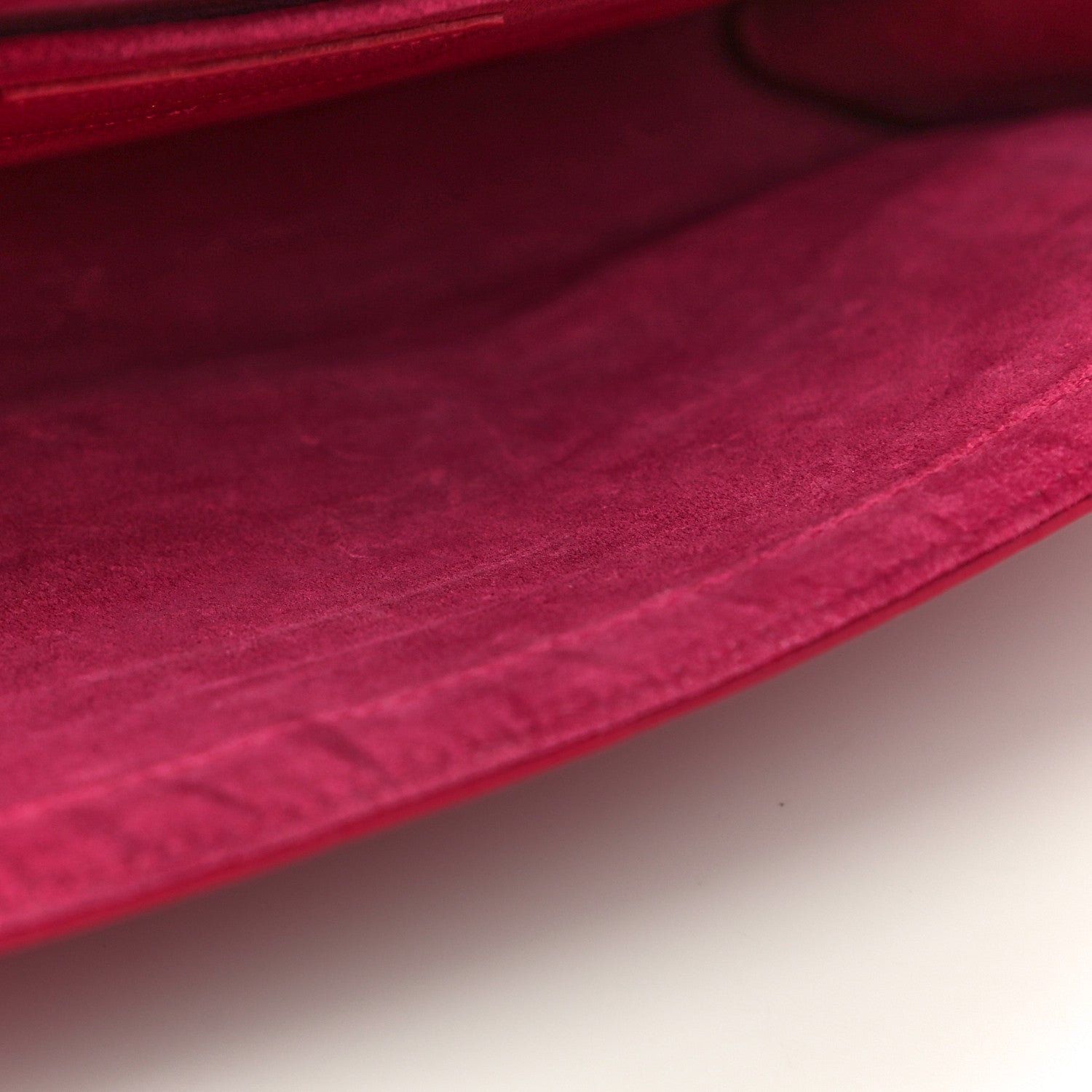 Saint Laurent Calfskin Classic Y Ligne Clutch Fuchsia 21 of 29