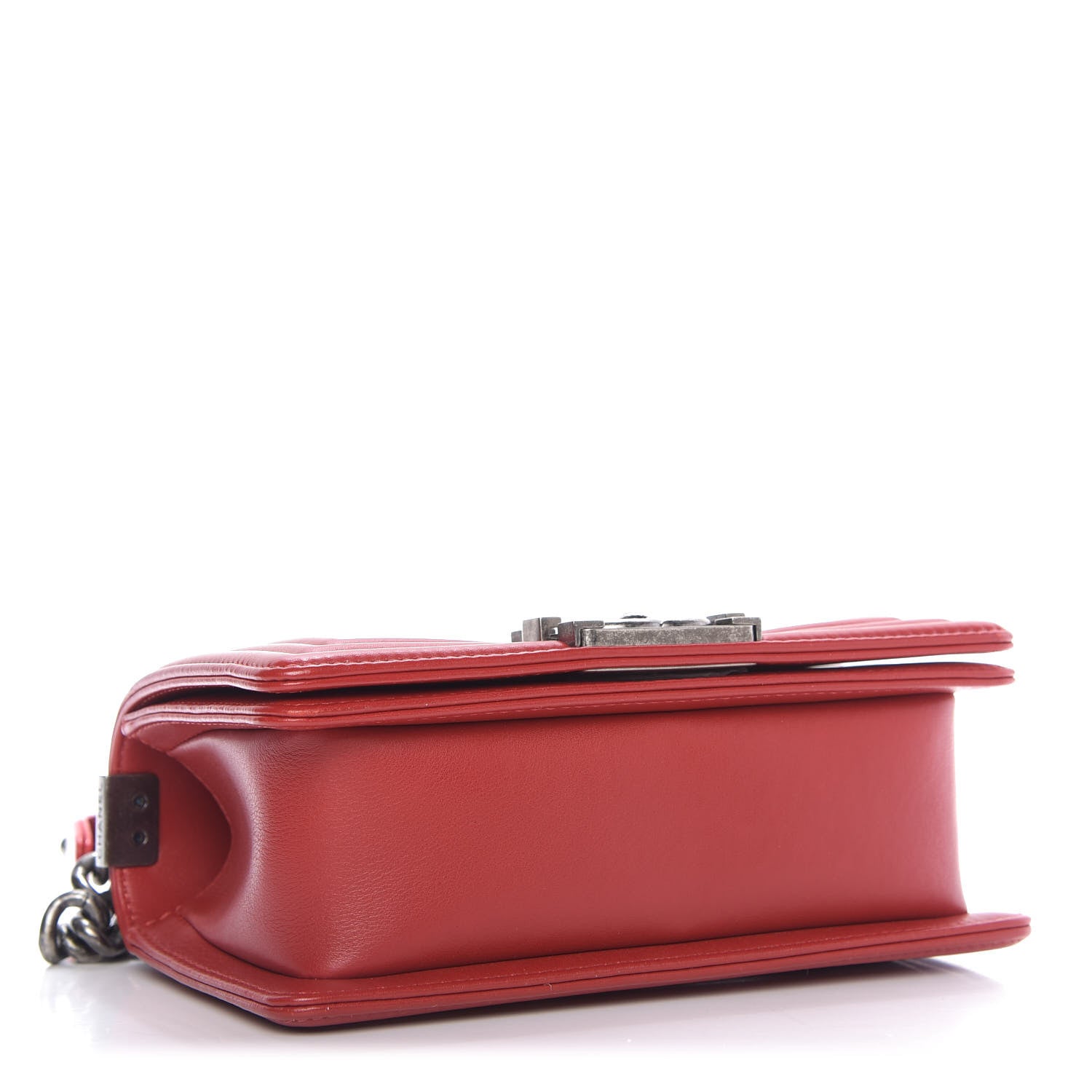 Chanel Calfskin Quilted Small Boy Flap Red 5 of 11
