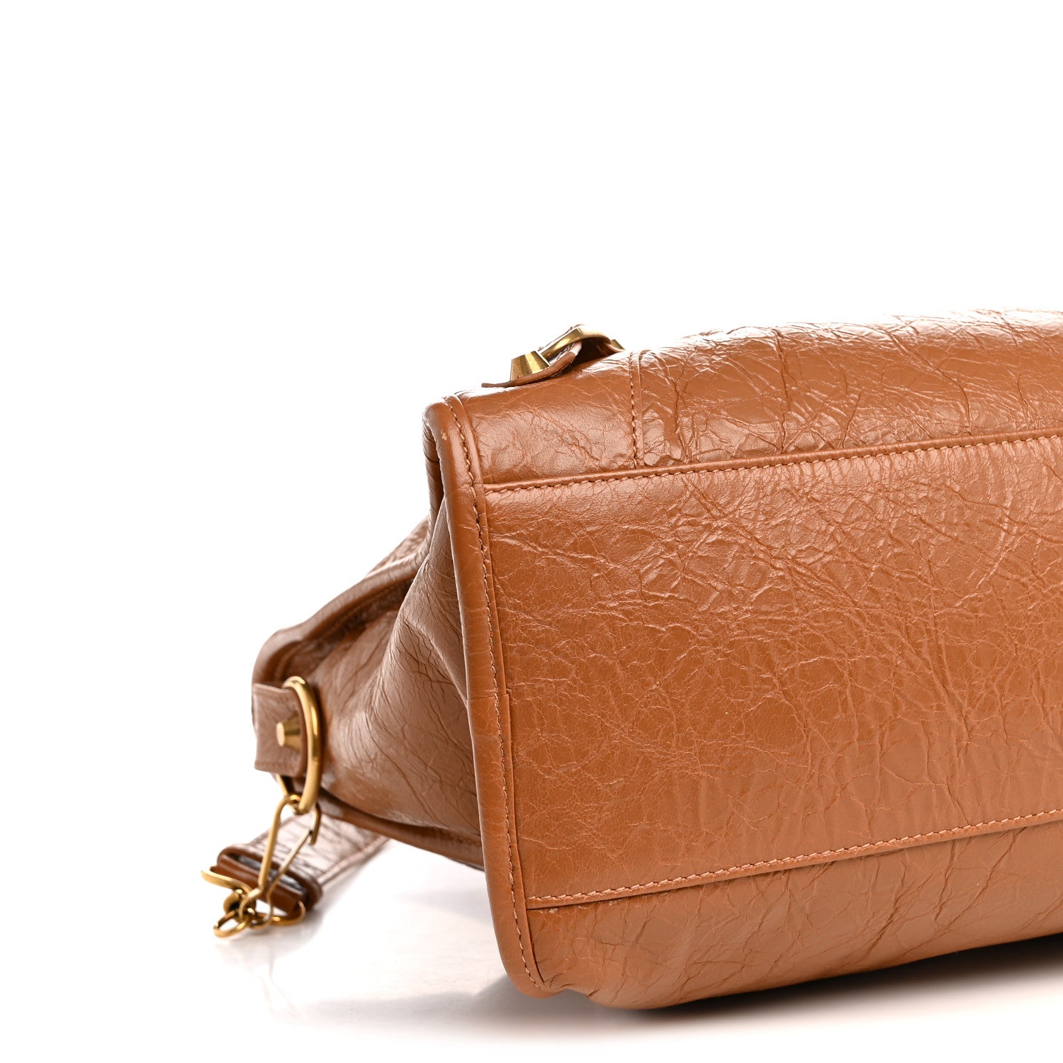 Balenciaga Agneau Arena Gold Hardware Medium Le City Camel 9 of 10
