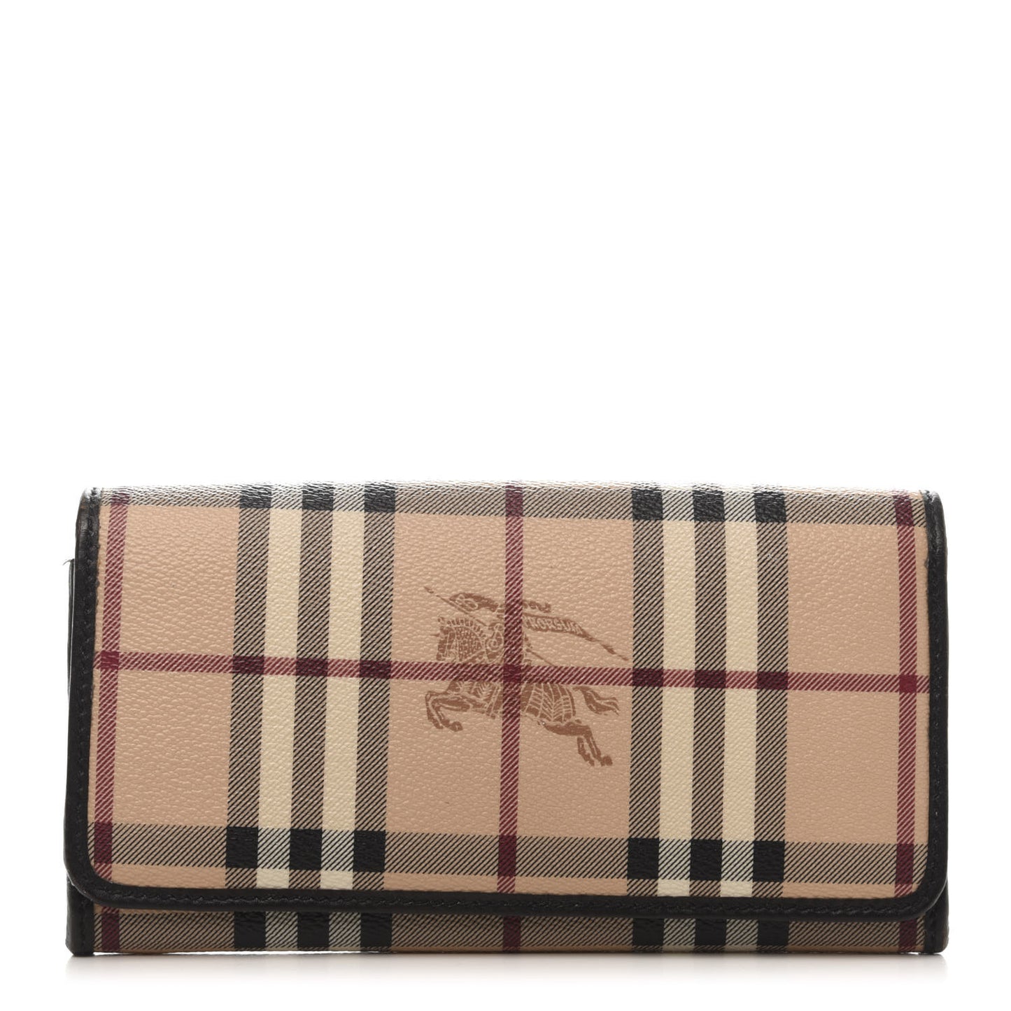Haymarket Check Penrose Continental Wallet Chocolate