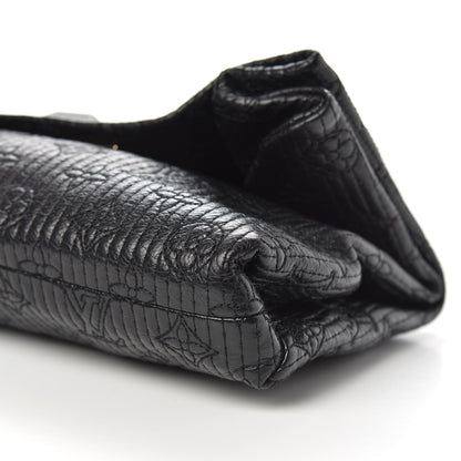 Louis Vuitton Calfskin Quilted Monogram Altair Clutch Black 8 of 8