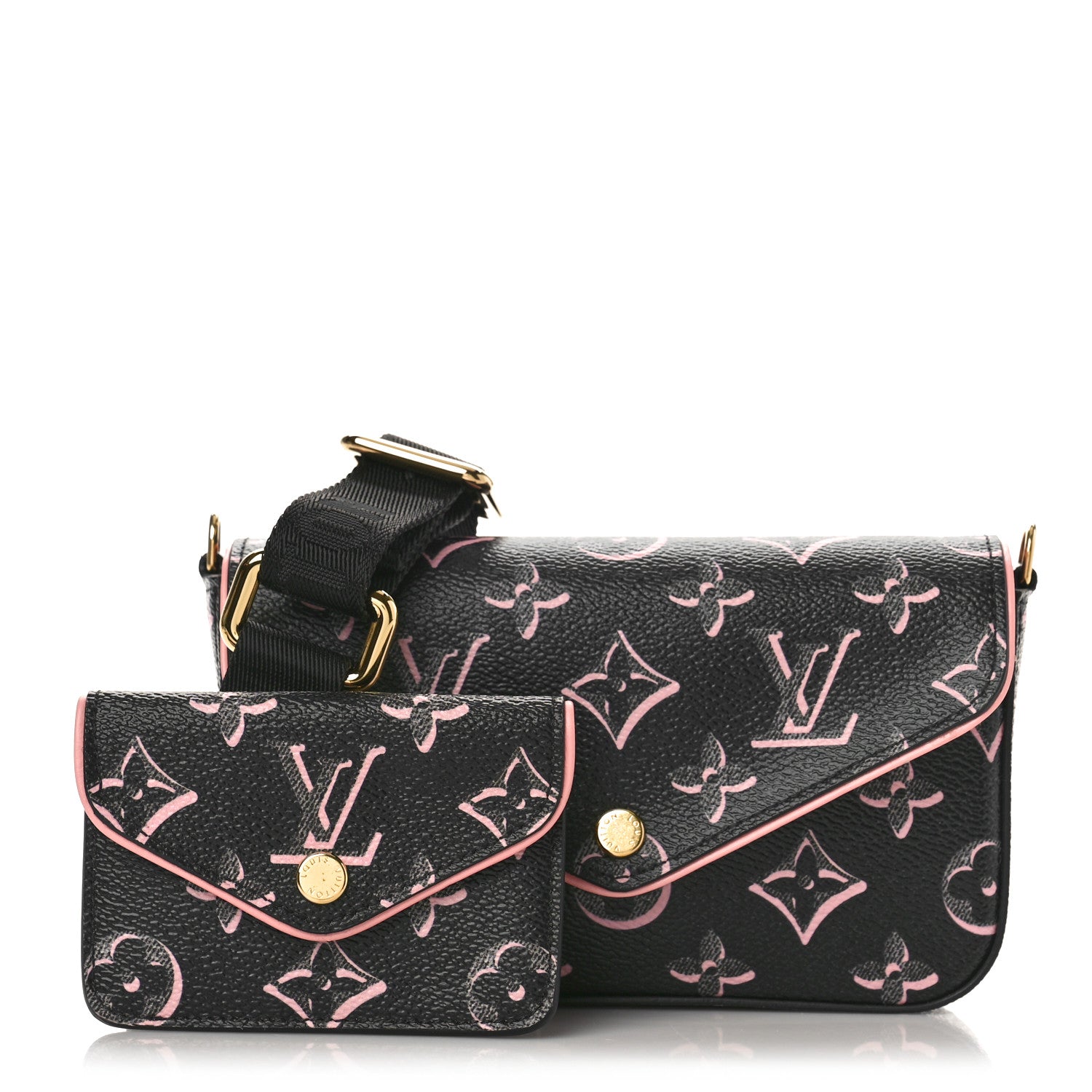 Louis Vuitton Monogram Fall For You Felicie Strap & Go Black 1 of 9