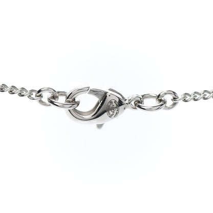 Chanel Crystal Timeless CC Necklace Silver 4 of 4