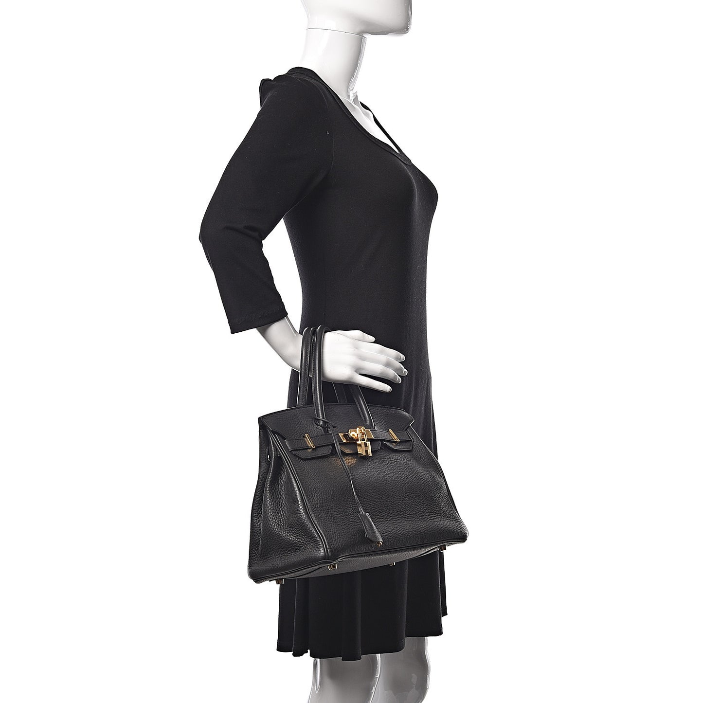 Taurillon Clemence Birkin 30 Plomb