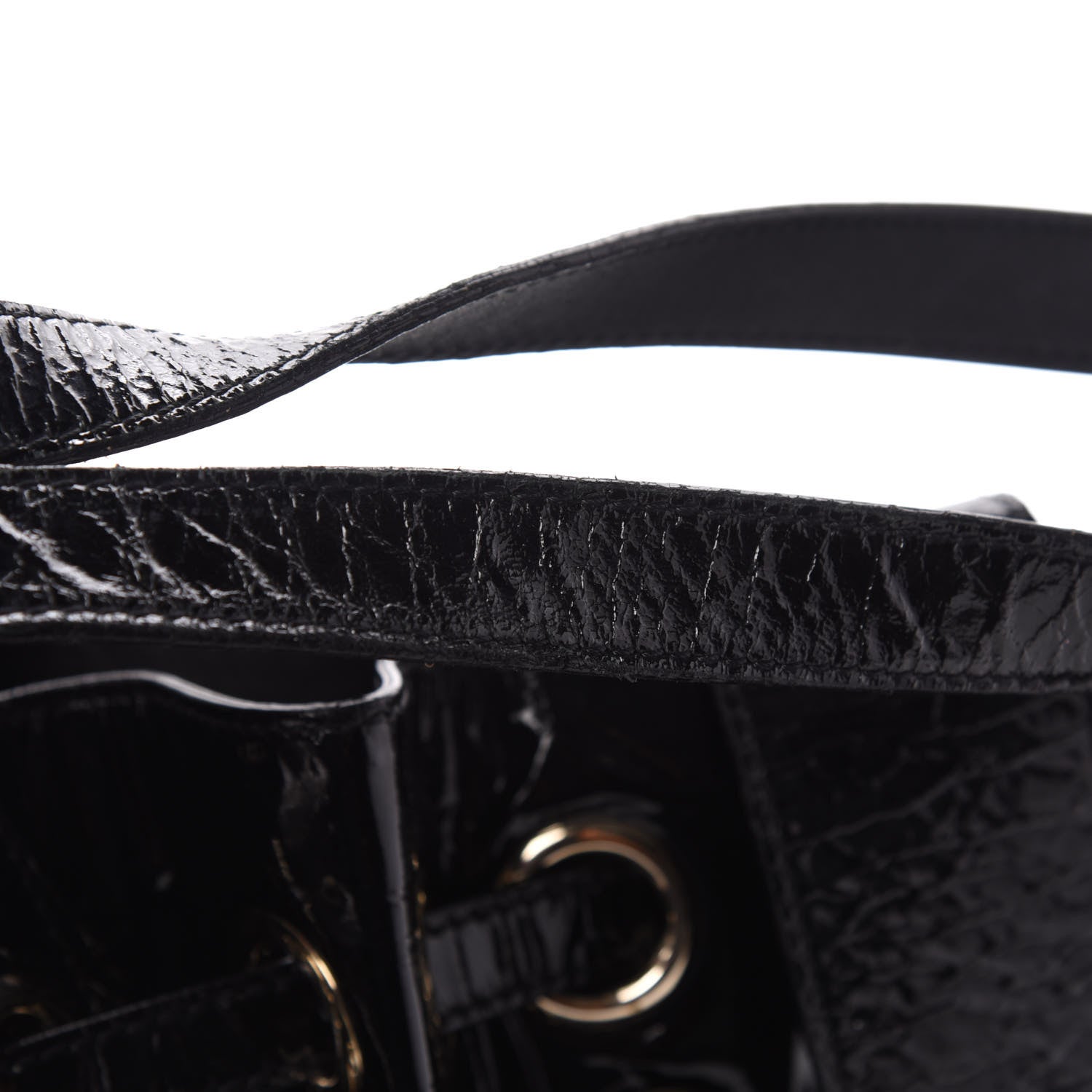 Jimmy Choo Crushed Patent Ramona Black 8 of 11