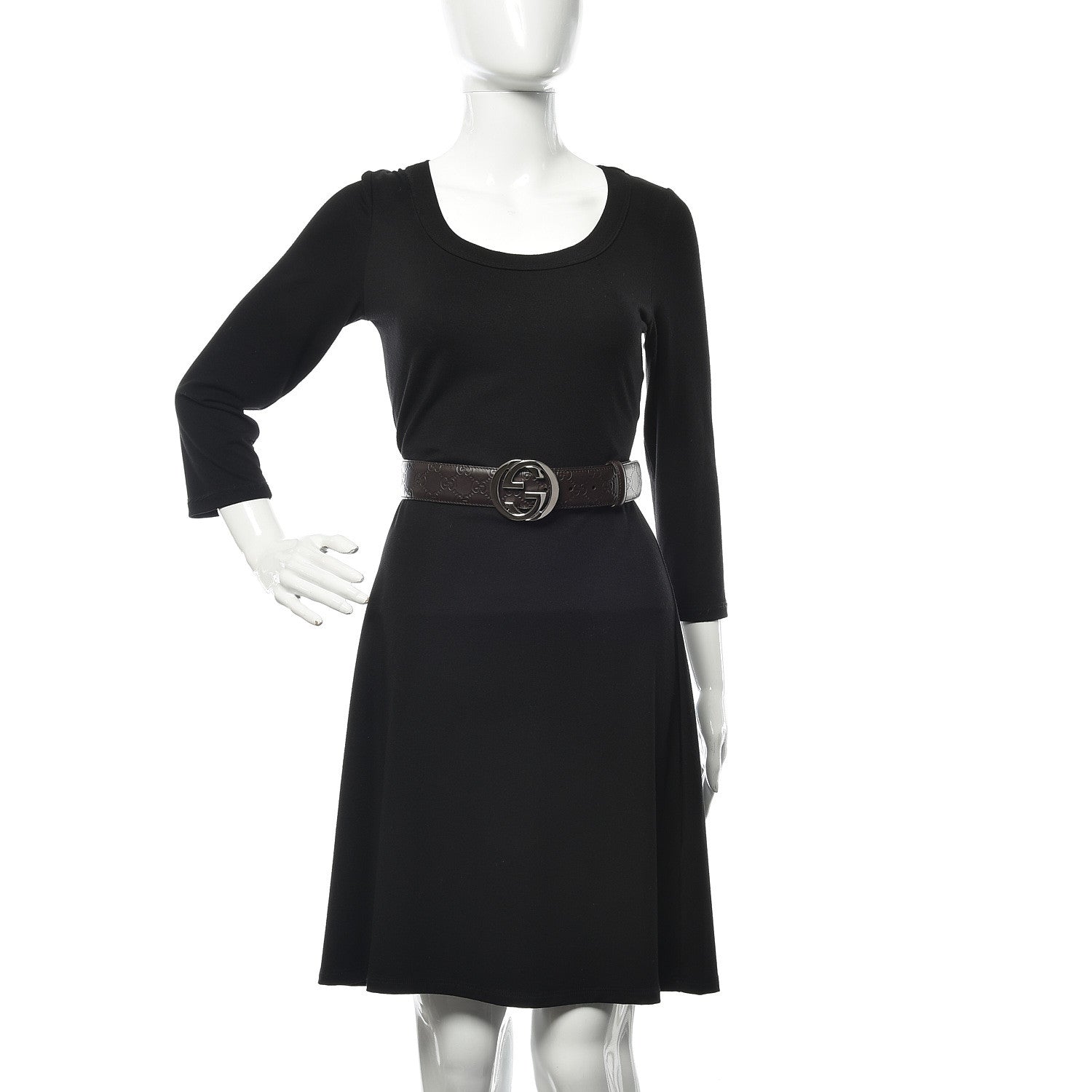 Gucci Guccissima Signature Interlocking G 40mm Belt 100 40 Cocoa 2 of 6