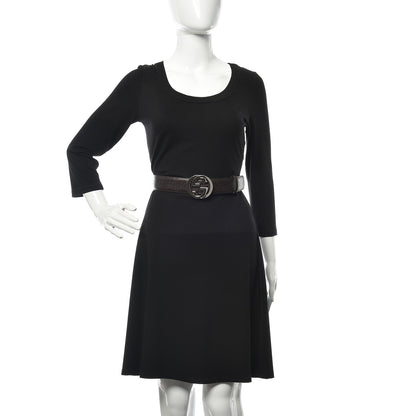 Gucci Guccissima Signature Interlocking G 40mm Belt 100 40 Cocoa 2 of 6