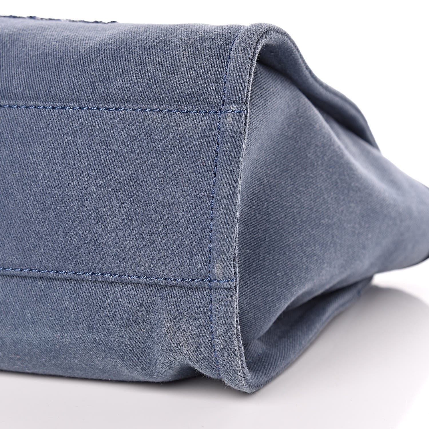 Chanel Canvas Sequin Small Deauville Tote Navy 9 of 9