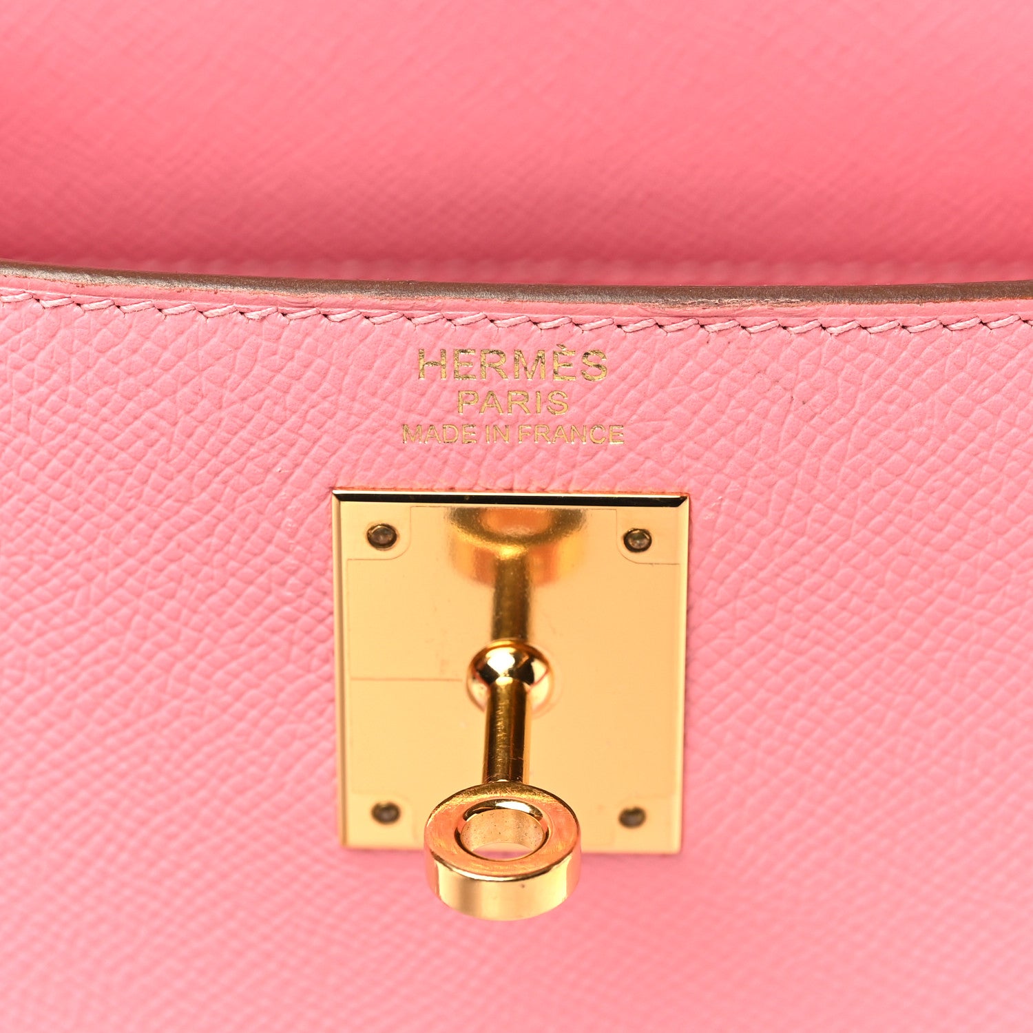 Hermes Epsom Kelly Sellier 32 Rose Confetti 6 of 10