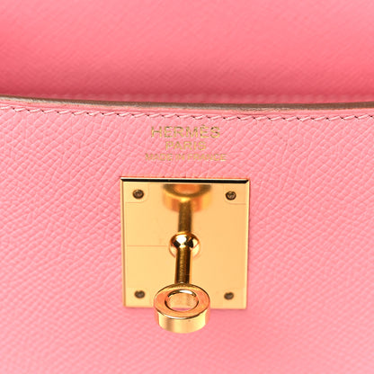 Hermes Epsom Kelly Sellier 32 Rose Confetti 6 of 10