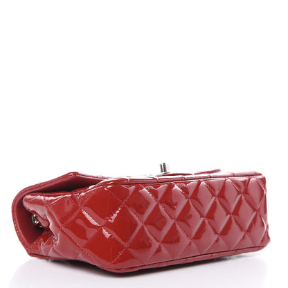 Chanel Patent Calfskin Quilted Mini Rectangular Flap Red 4 of 15