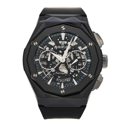 Hublot Ceramic Rubber 45mm Classic Fusion Aerofusion Orlinski Black Magic Automatic Watch Black 525.CS.0170.RX.ORL19 1 of 5