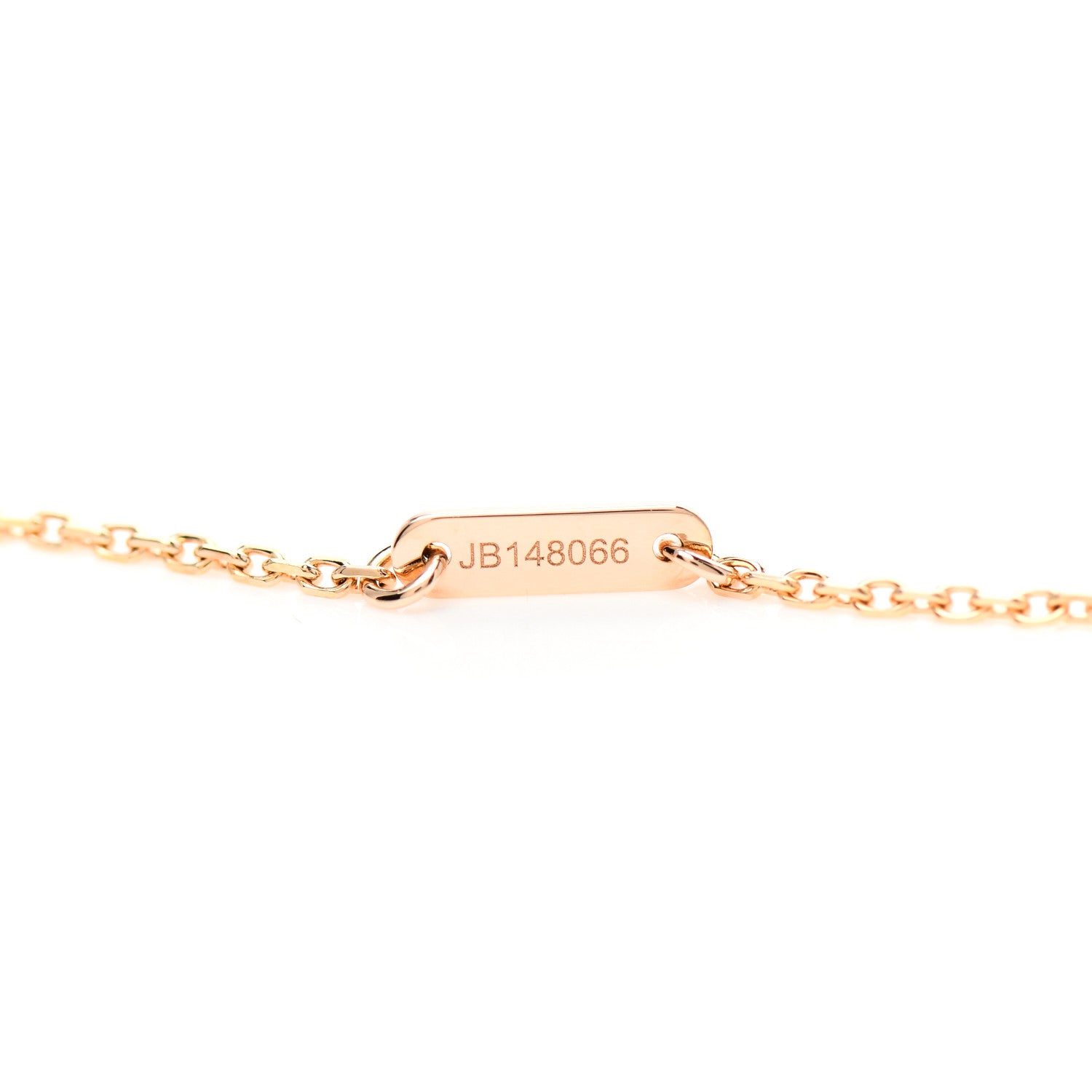 Van Cleef & Arpels 18K Rose Gold Sweet Alhambra Pendant Necklace 5 of 5