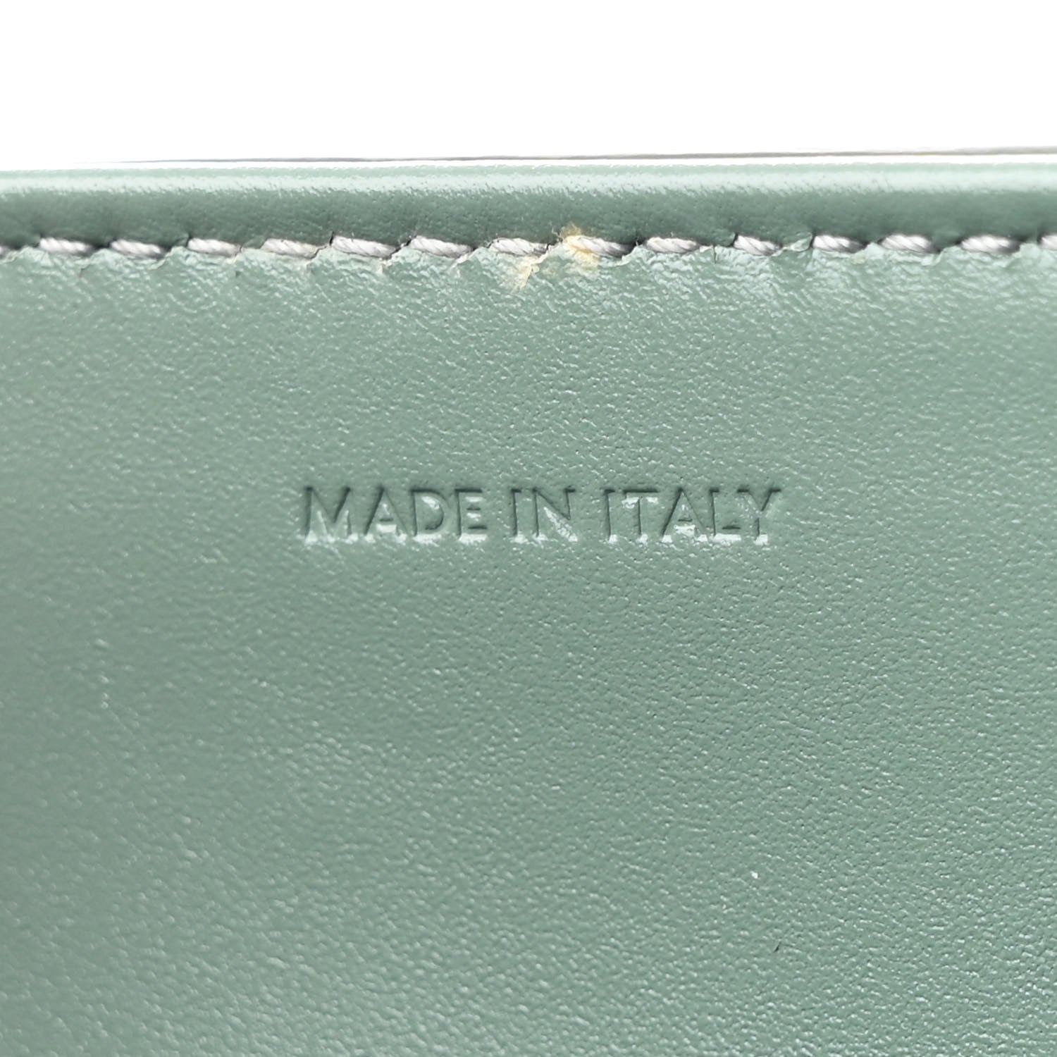 Celine Satinated Calfskin Small 16 Top Handle Bag Celadon 8 of 13