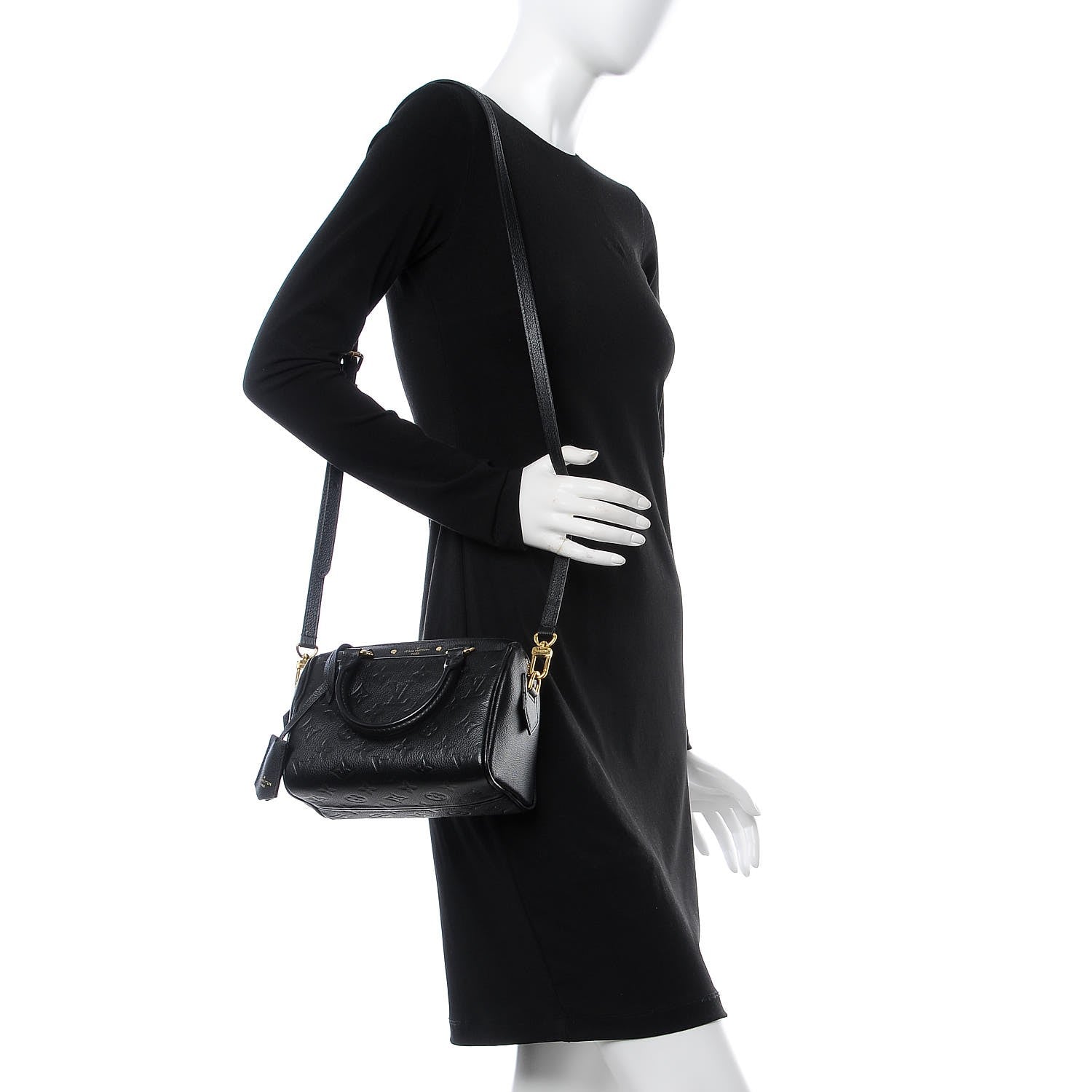 Louis Vuitton Empreinte Speedy Bandouliere 20 NM Black 3 of 7